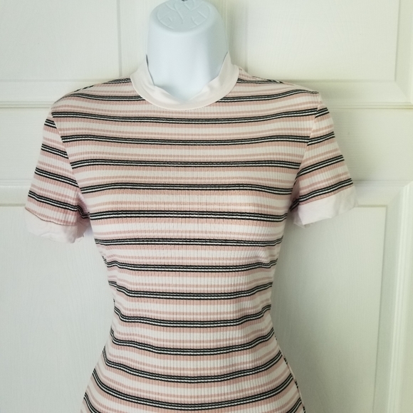 🚫SOLD🚫SHEIN▪︎Striped Bodycon Midi Dress - Picture 3 of 11